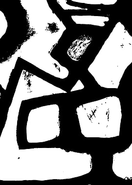 Black and White Abstract
