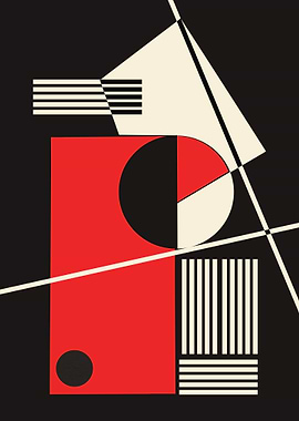 Abstract Geometric Poster