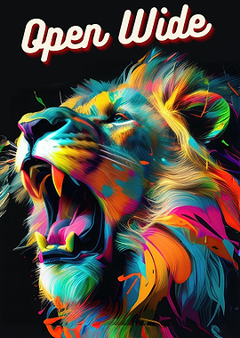 Lion Open Wide
