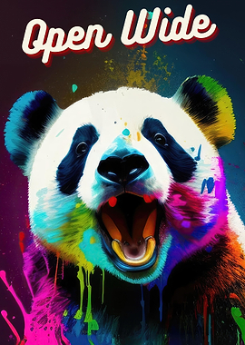 Panda Open Wide