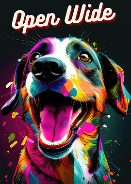 Dog Open Wide