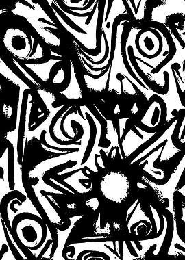 Black and White Abstract