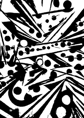 Black and White Abstract