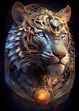 Mystical Cosmic Tiger