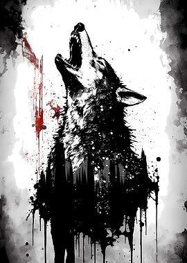 Gray Wolf Howling