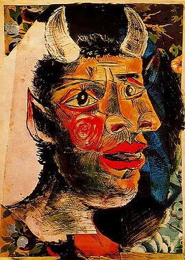 head by Picasso