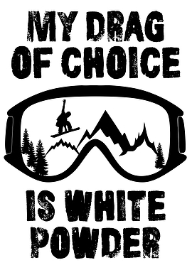 White Powder Snowboarder