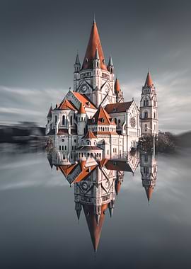 Magic Cathedral reflection