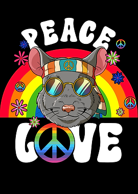 60s 70s Hippie Chinchilla