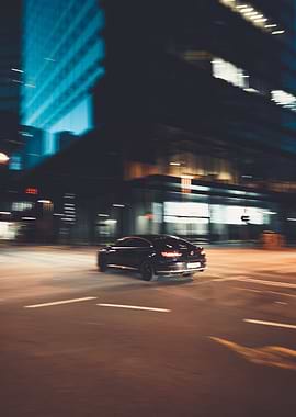 Blue hour in frankfurt