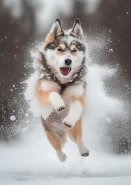 Husky Snow