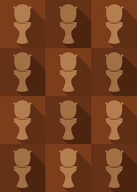 Toilet Icons Pop Art