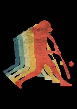 Softball Homerun Hit Girl