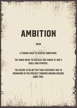 ambition motivational