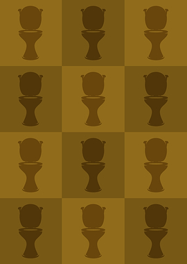 Toilet Icons Pop Art