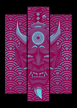 Japanese Hannya Mask