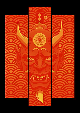 Japanese Hannya Mask