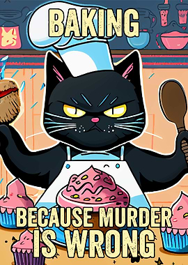 Baking Cat Funny Baker