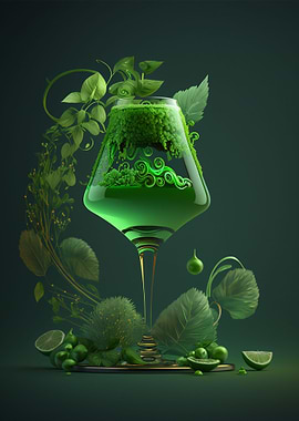 Fantasy Cocktail Green
