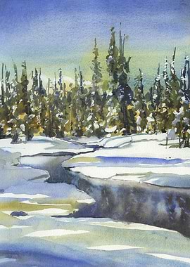 Snowy Landscape artwork