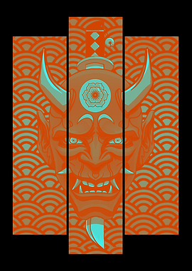 Japanese Hannya Mask