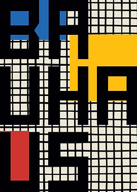 Typographic Bauhaus Poster