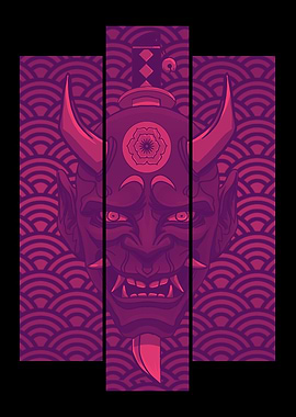 Japanese Hannya Mask