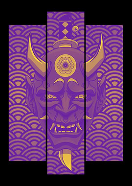 Japanese Hannya Mask