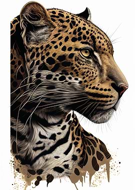 Jaguar Face Painting