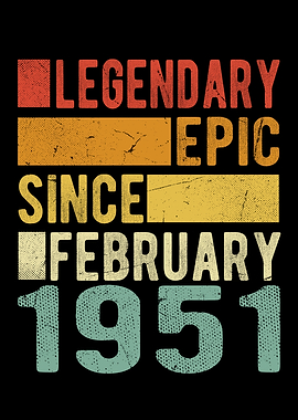 Birthday February 1951