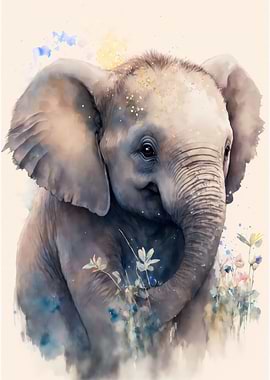 Cute Elephant Baby
