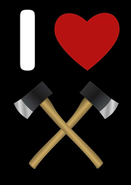 I Love Axe Throwing