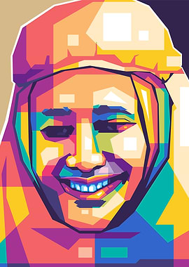 Face Full Senyum WPAP