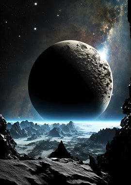 Moon Space Landscape