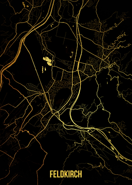Feldkirch gold map