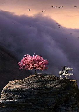 mountain peach blossom