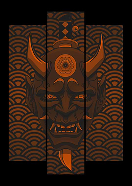 Japanese Hannya Mask