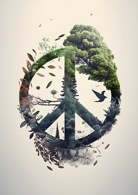 Peace Symbol Nature