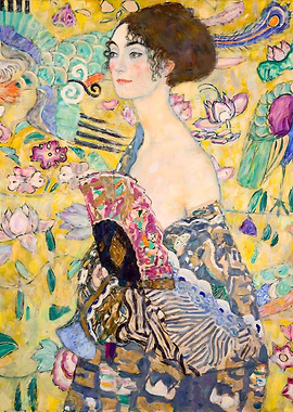 Lady With Fan 1918