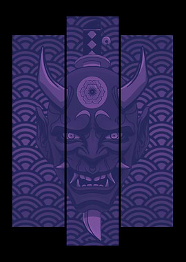 Japanese Hannya Mask