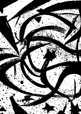 Black and White Abstract