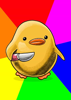 Chick with Knife Meme