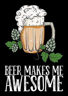 Bier trinken Geschenk