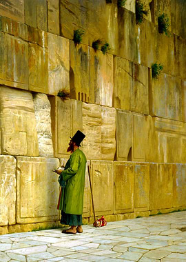 The Wailing Wall by Gerome