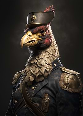 Chicken War Portrait 4