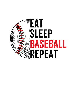 Eat Sleep Baseball Repeat