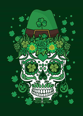 St Pattys Dia Los Muertos