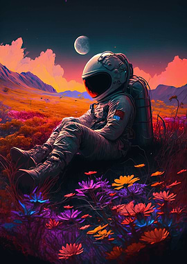 Blooming Astronaut