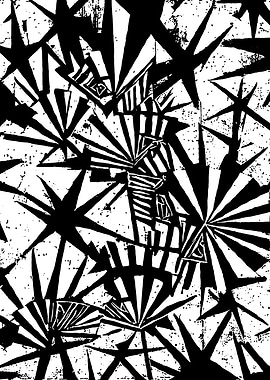 Black and White Abstract