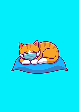 Cute Cat Sleeping